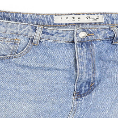 Primark Womens Blue  Denim Mini Skirt Size 14