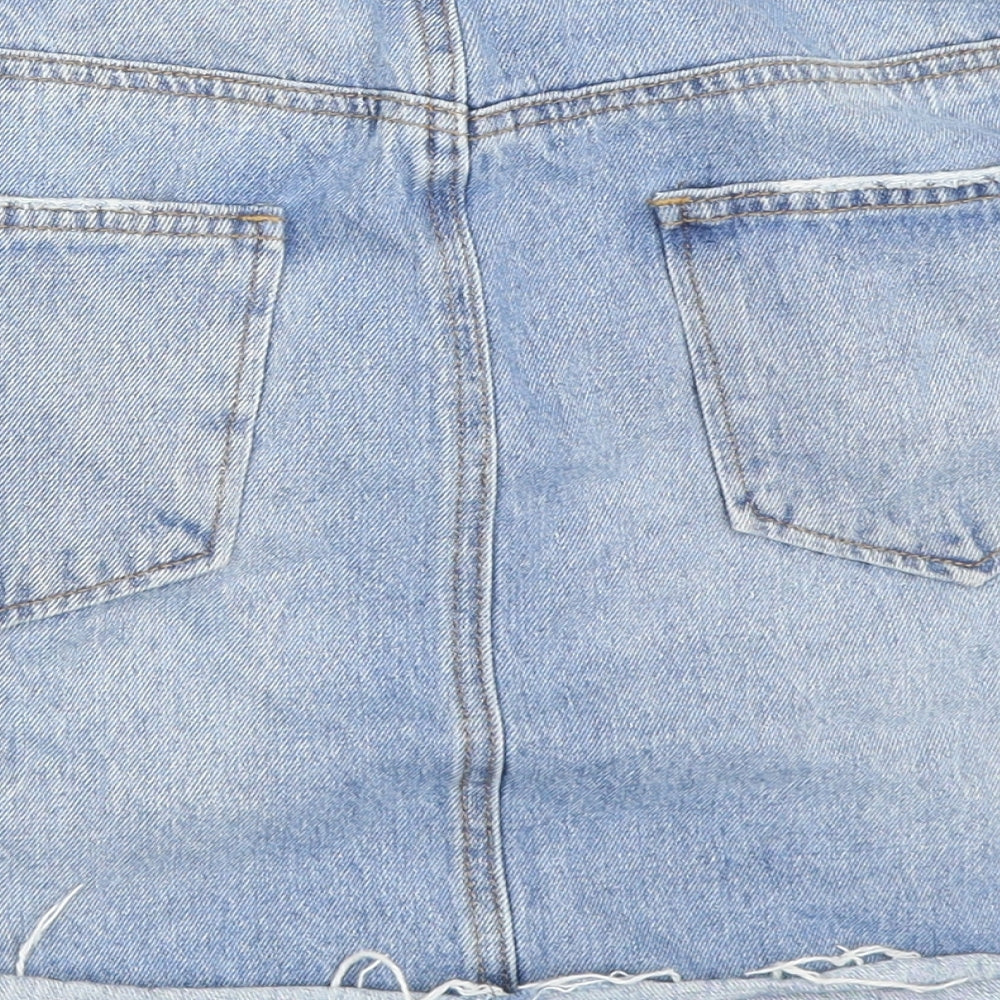Primark Womens Blue  Denim Mini Skirt Size 14