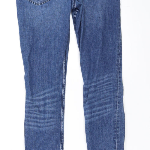 Preworn Girls Blue  Denim Skinny Jeans Size 12-13 Years