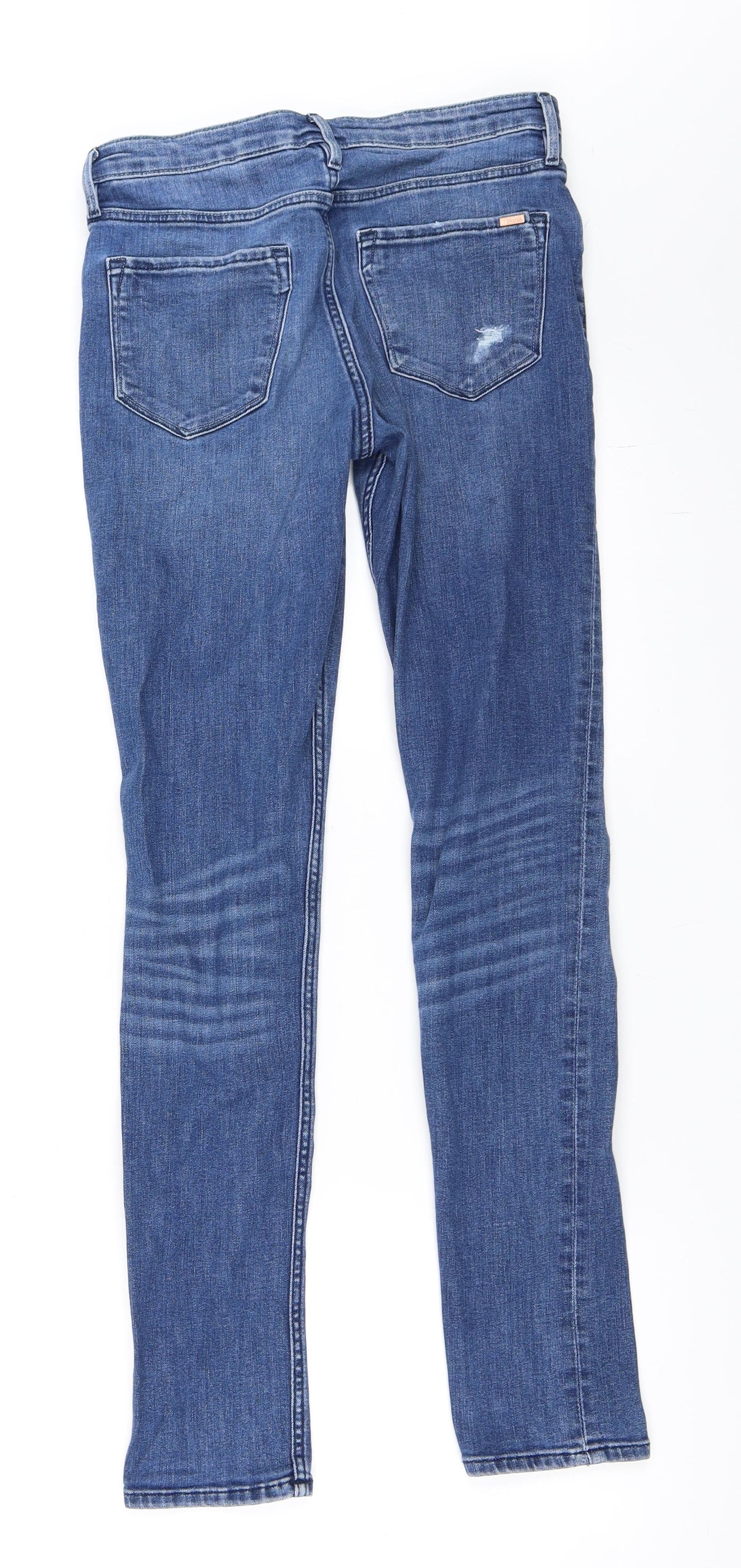 Preworn Girls Blue  Denim Skinny Jeans Size 12-13 Years