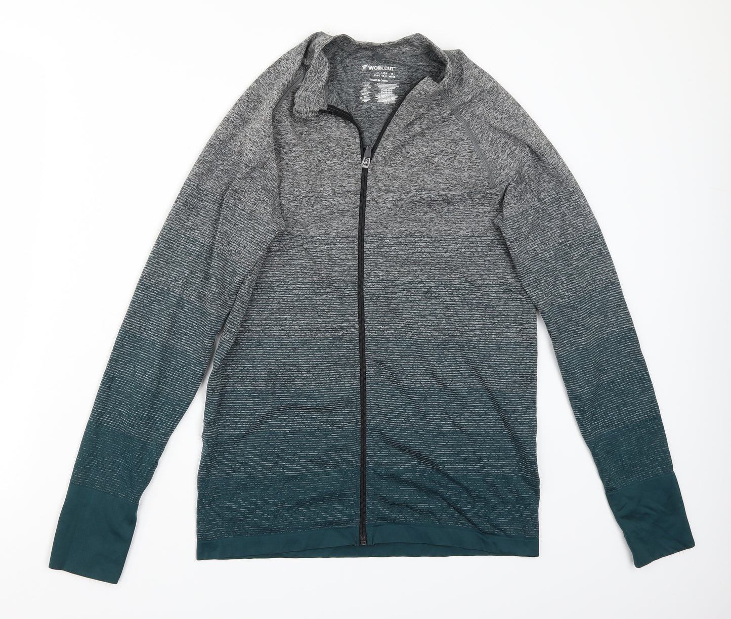 Workout Womens Grey   Jacket  Size 14