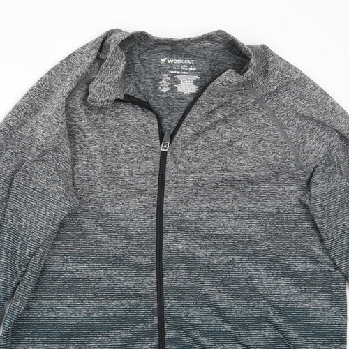 Workout Womens Grey   Jacket  Size 14