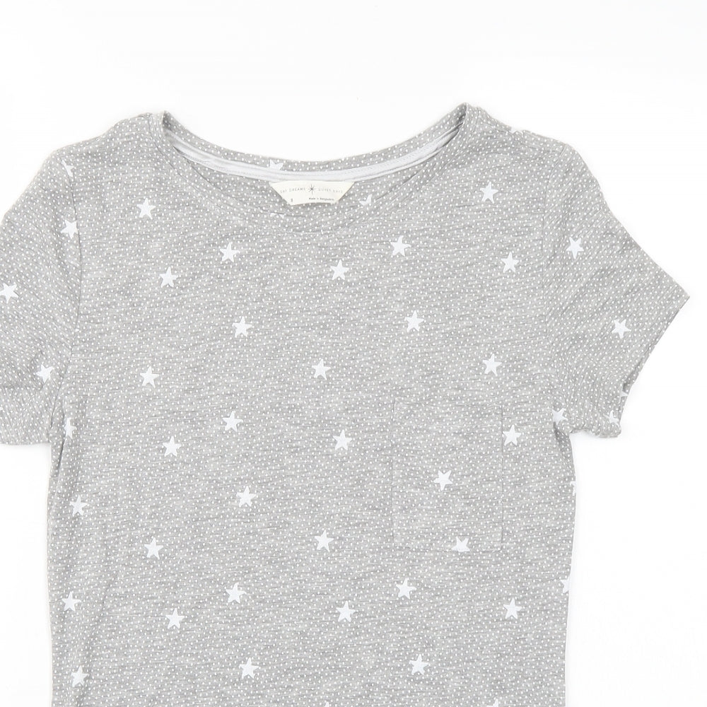 Day dreams Womens Grey   Basic T-Shirt Size 8