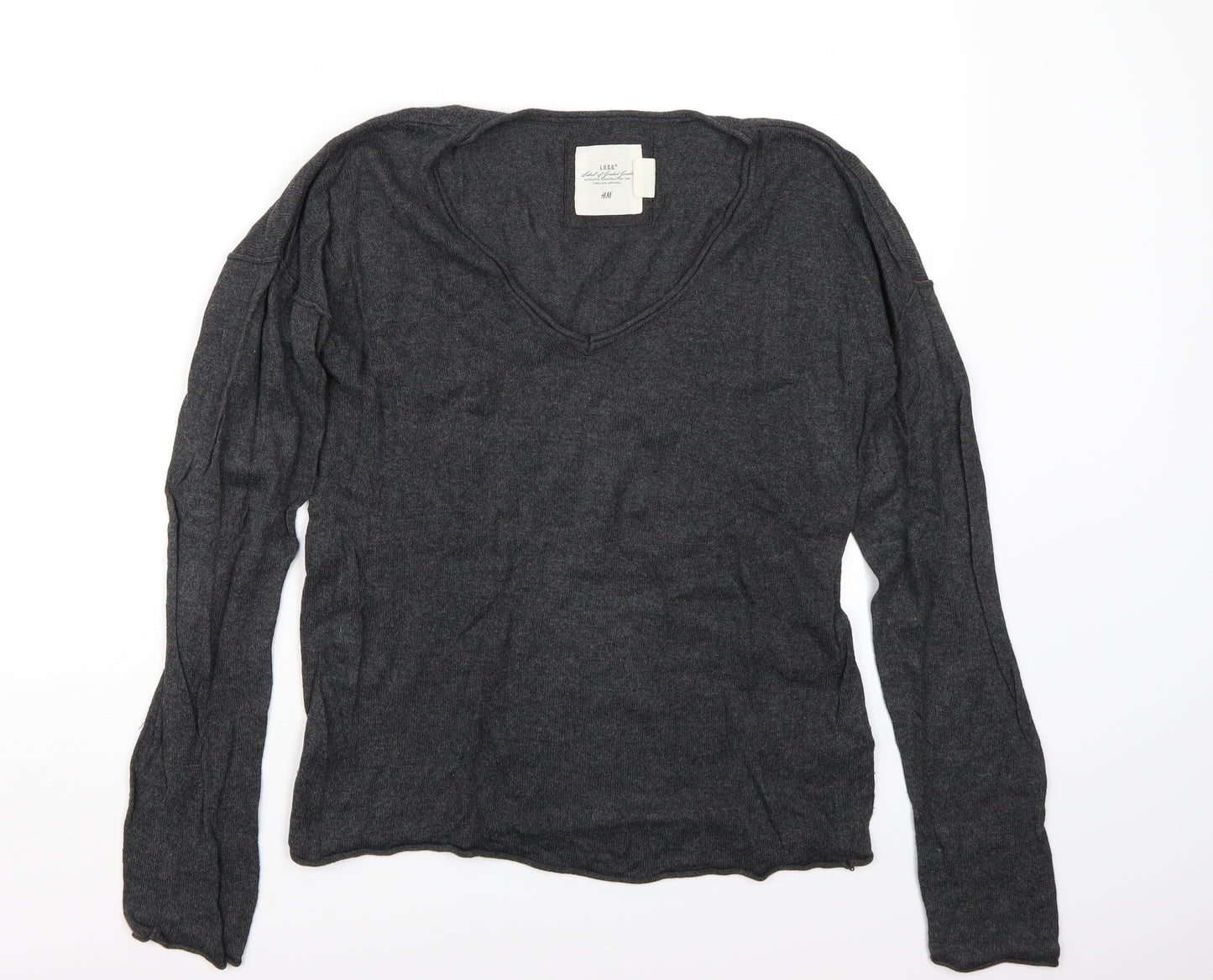 H&M Womens Grey   Pullover Jumper Size S
