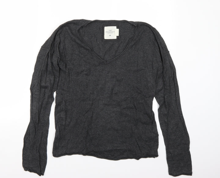 H&M Womens Grey   Pullover Jumper Size S