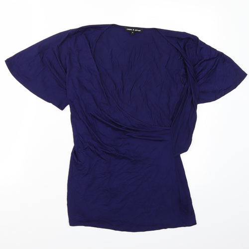 Cable & Gauge Womens Blue   Basic T-Shirt Size M