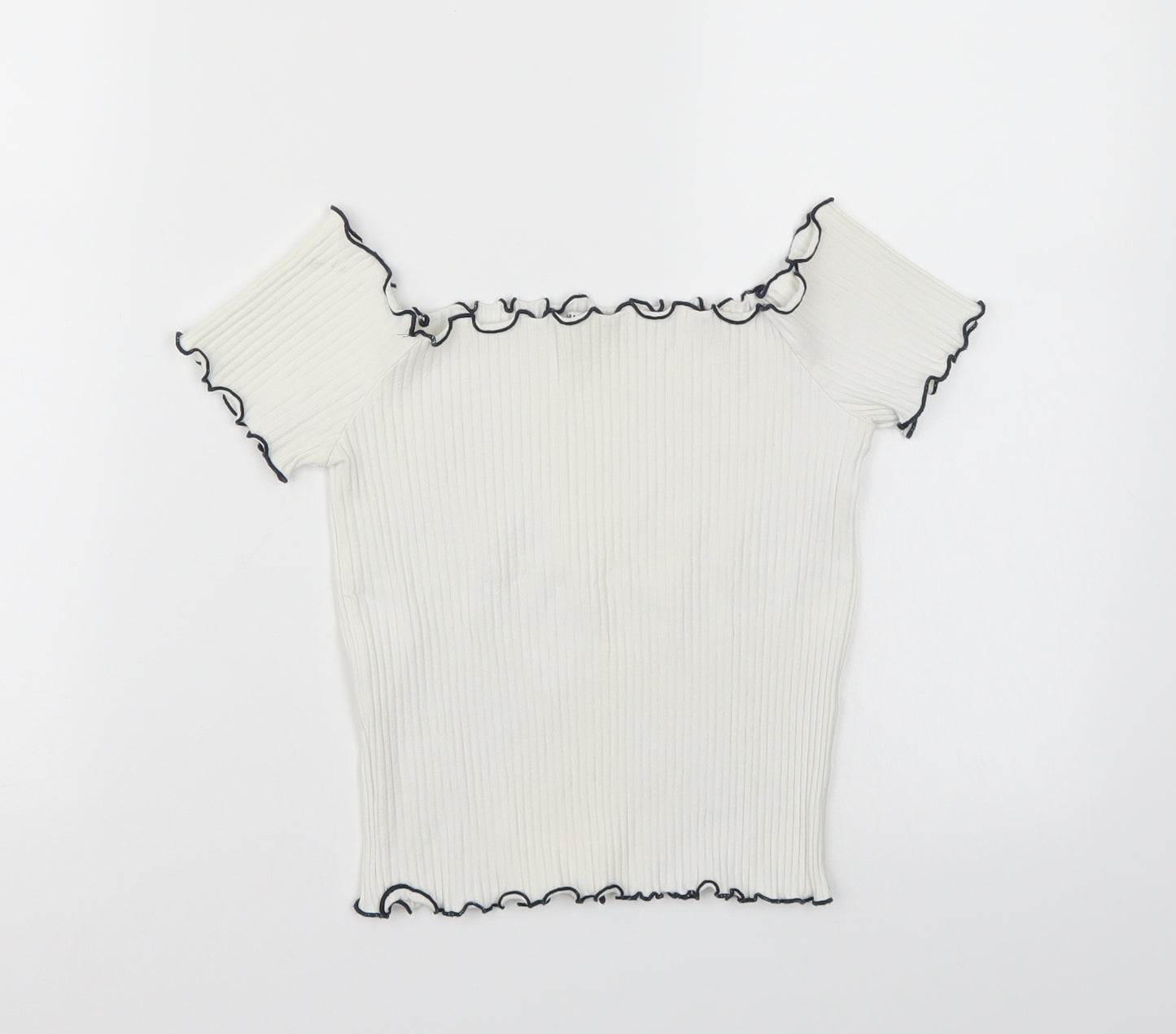Zara Womens White   Basic T-Shirt Size S