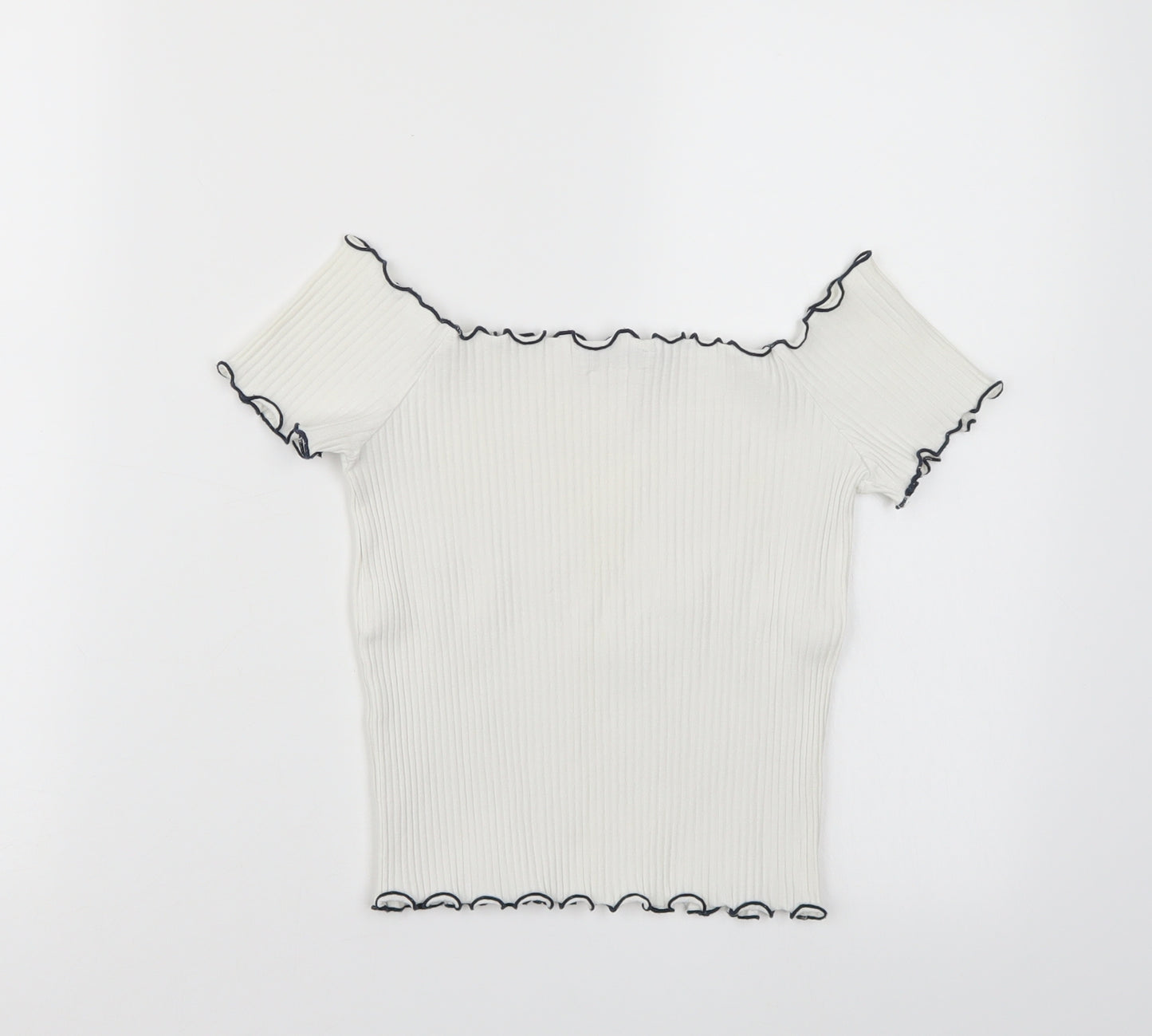 Zara Womens White   Basic T-Shirt Size S