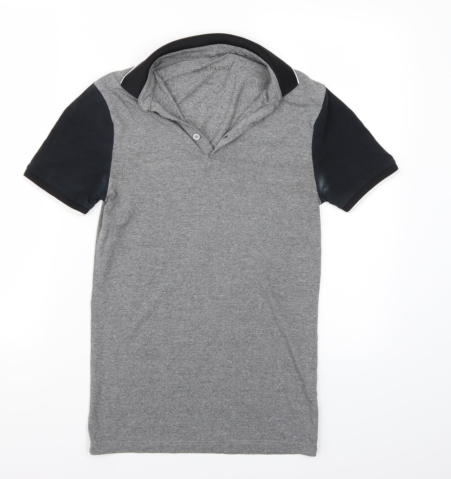 Riverisland Mens Grey    T-Shirt Size S