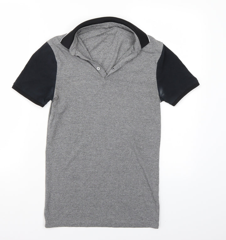 Riverisland Mens Grey    T-Shirt Size S
