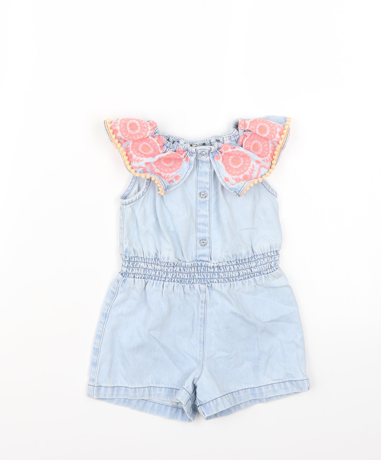 Riverisland Girls Blue   Babygrow One-Piece Size 12-18 Months
