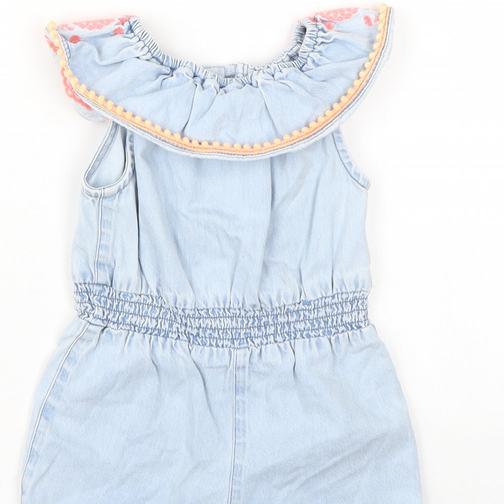 Riverisland Girls Blue   Babygrow One-Piece Size 12-18 Months