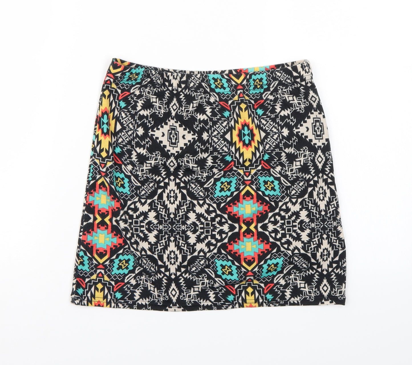 Boohoo Womens Black   A-Line Skirt Size 10