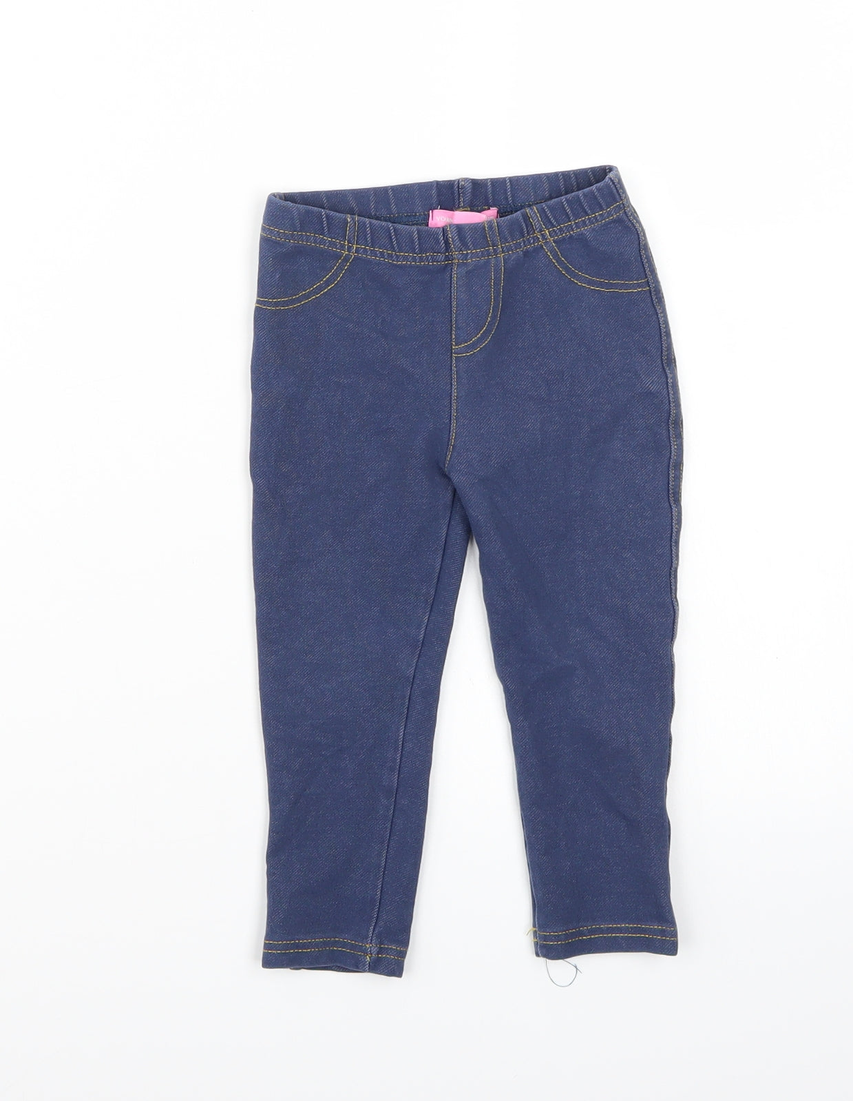 Young Dimension Girls Blue   Capri Trousers Size 18-24 Months
