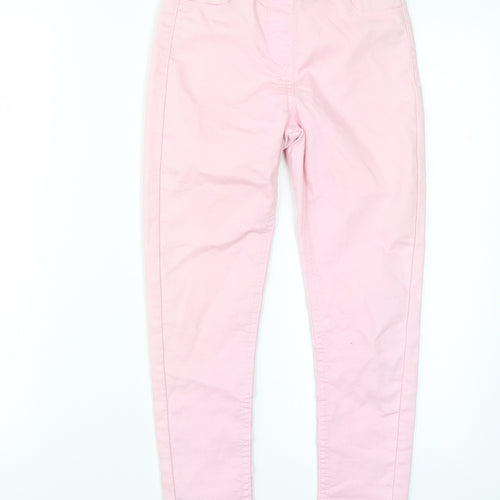 Preworn Girls Pink   Straight Jeans Size 10-11 Years