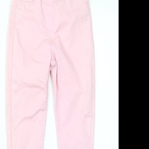 Preworn Girls Pink   Straight Jeans Size 10-11 Years