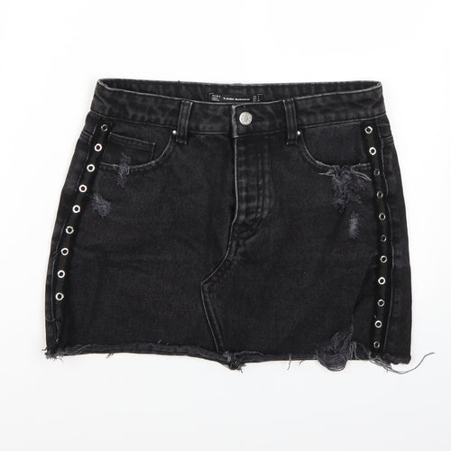 Zara Womens Black   A-Line Skirt Size S