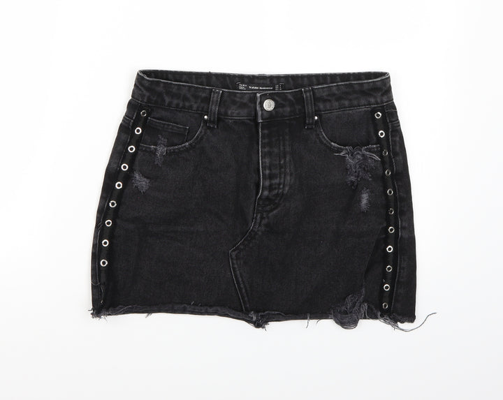 Zara Womens Black   A-Line Skirt Size S