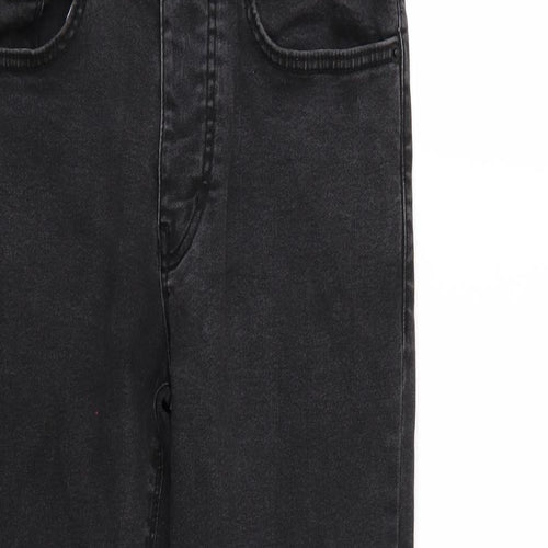 Denim & Co. Mens Black   Straight Jeans Size 30 L30 in