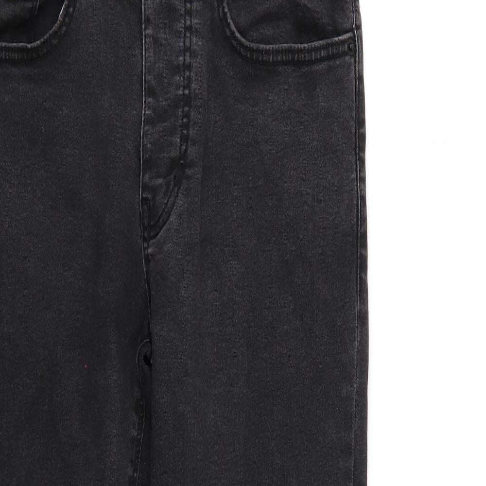 Denim & Co. Mens Black   Straight Jeans Size 30 L30 in
