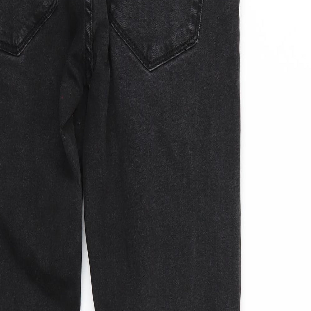 Denim & Co. Mens Black   Straight Jeans Size 30 L30 in