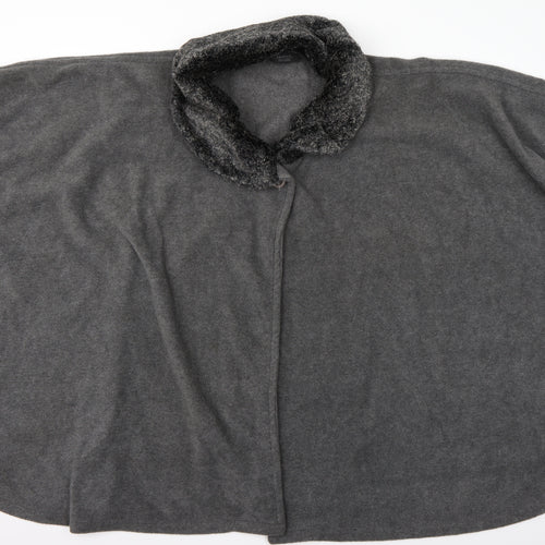 Profile Womens Grey   Jacket Poncho One Size
