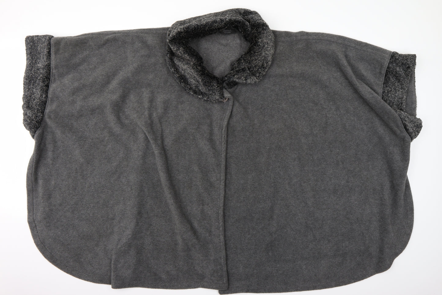 Profile Womens Grey   Jacket Poncho One Size