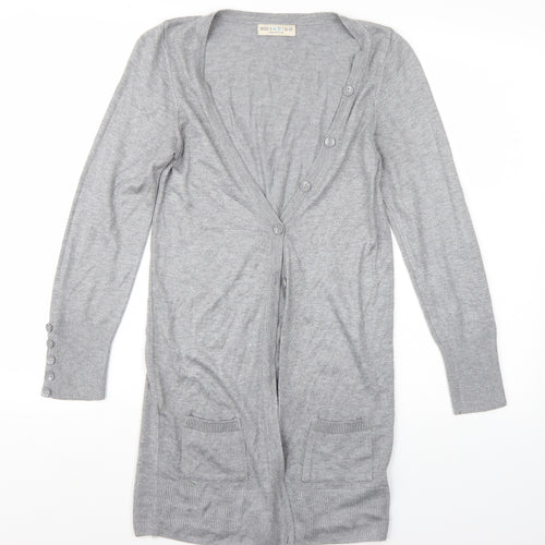 Marks and Spencer Womens Grey   Cardigan Jumper Size 8