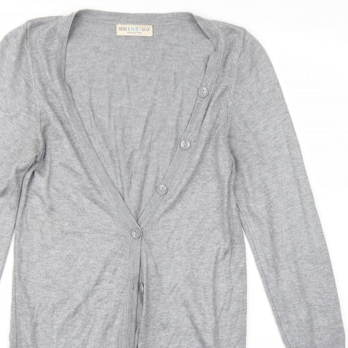 Marks and Spencer Womens Grey   Cardigan Jumper Size 8