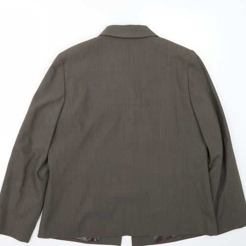 Bianca Womens Green   Jacket Coat Size 12