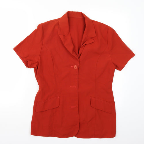 Etam Womens Orange   Jacket Coat Size 14