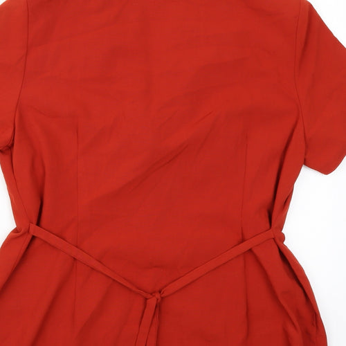 Etam Womens Orange   Jacket Coat Size 14