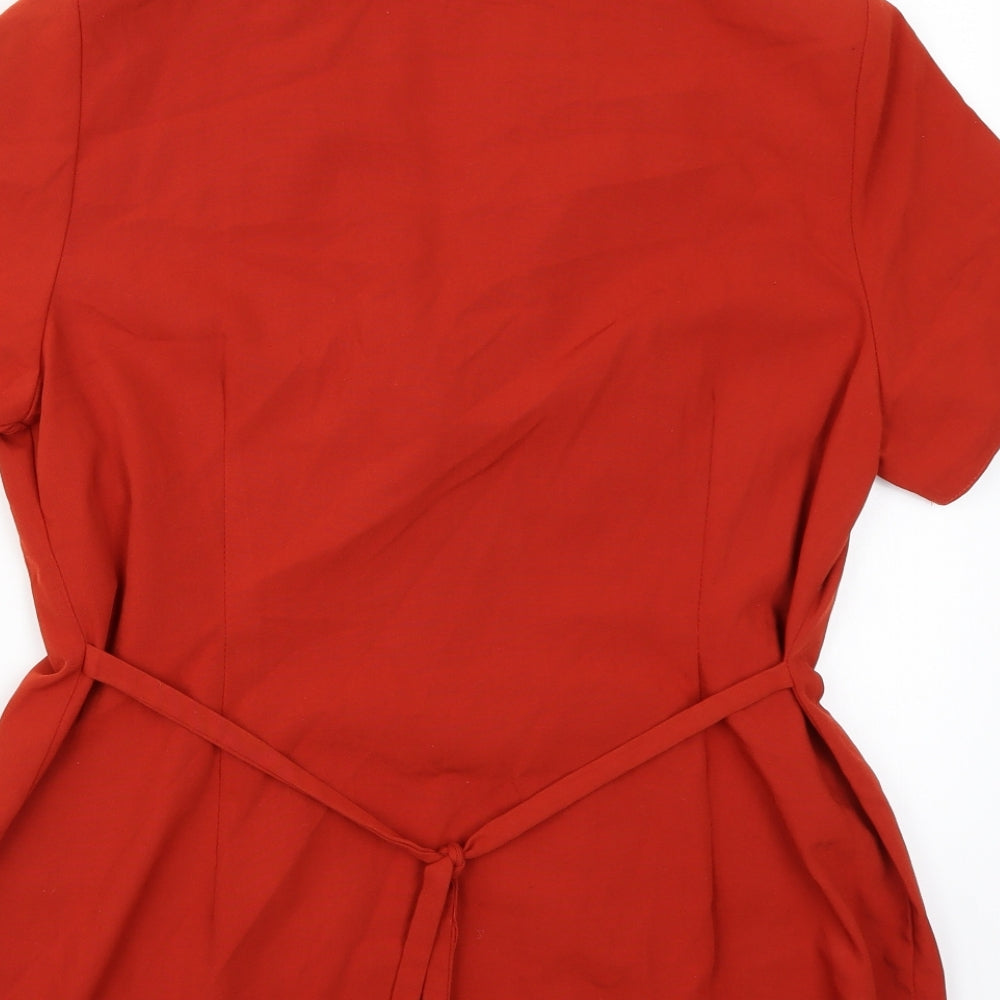 Etam Womens Orange   Jacket Coat Size 14