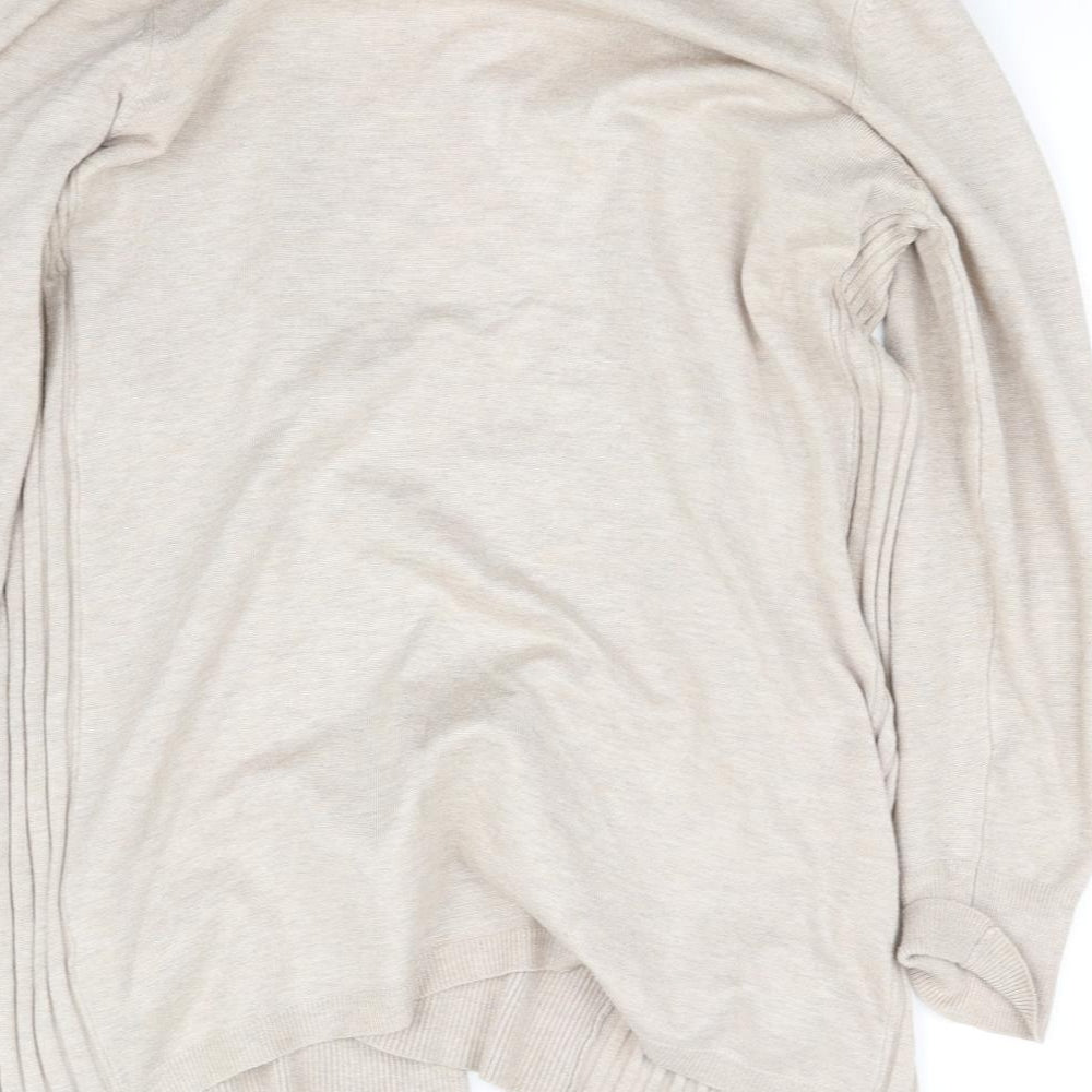Nutmeg Womens Beige   Cardigan Jumper Size 12