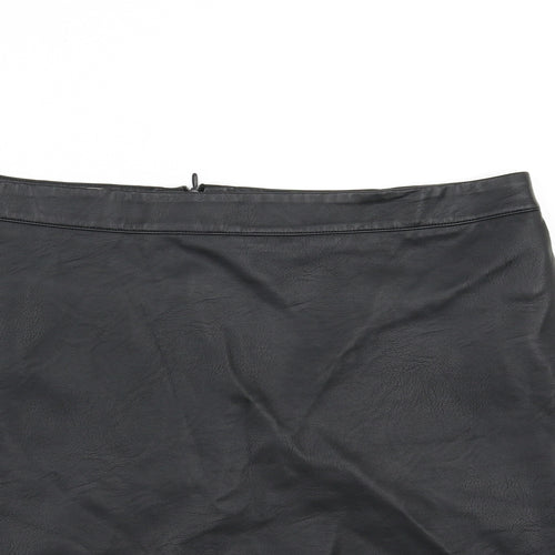 Redherring Womens Black   Mini Skirt Size 16