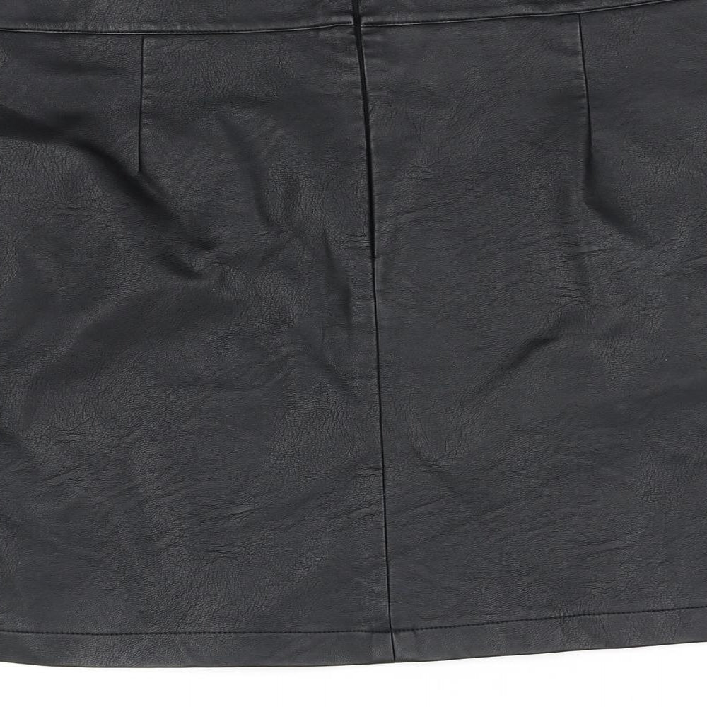 Redherring Womens Black   Mini Skirt Size 16