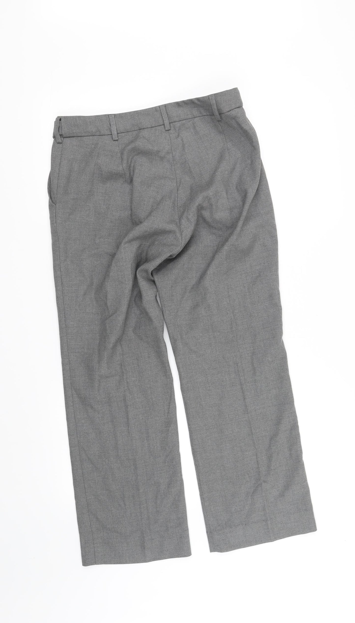 Simon Jersey Mens Grey   Trousers  Size M L31 in