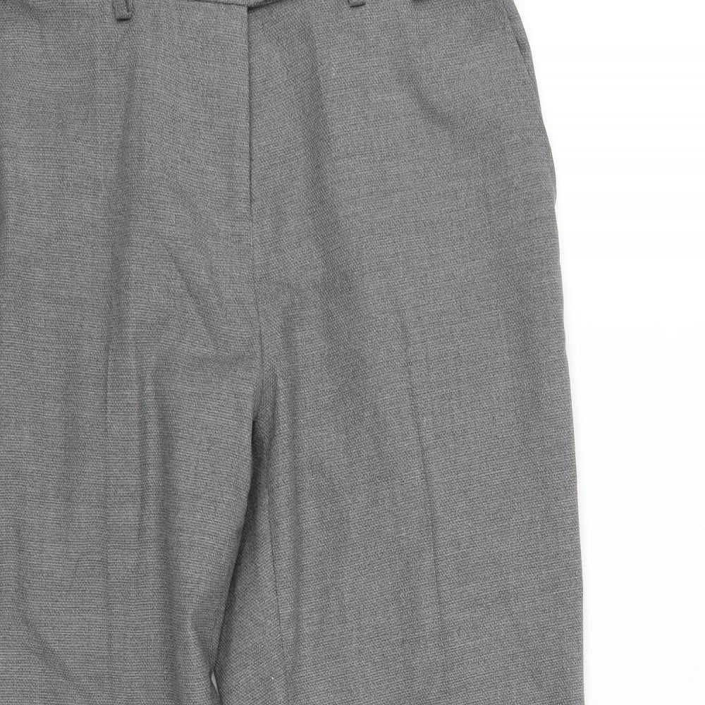 Simon Jersey Mens Grey   Trousers  Size M L31 in