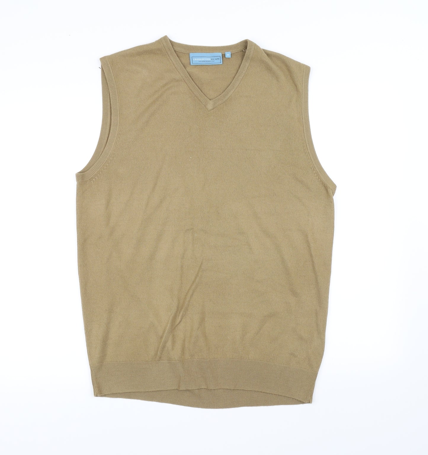 Greenwood Womens Beige   Vest Jumper Size M