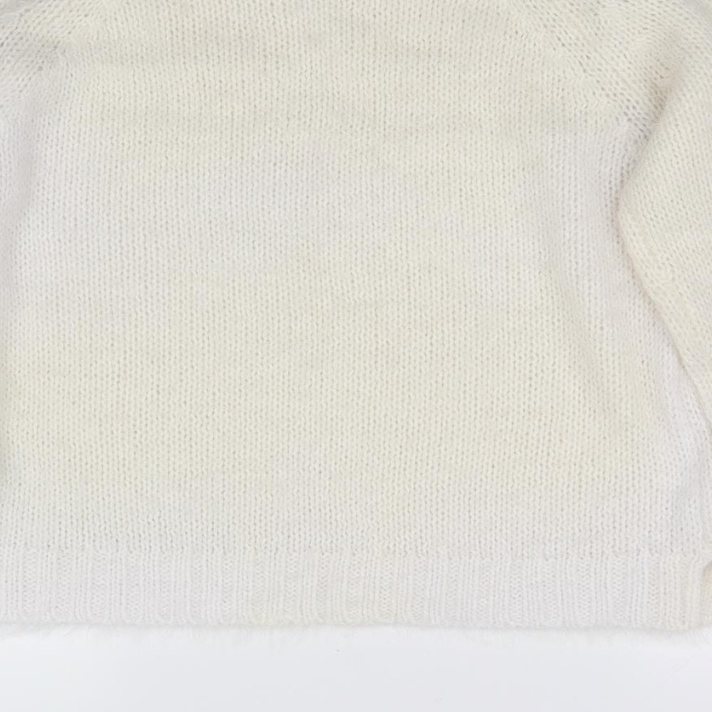 george  Womens White   Pullover Sweatshirt Size 16