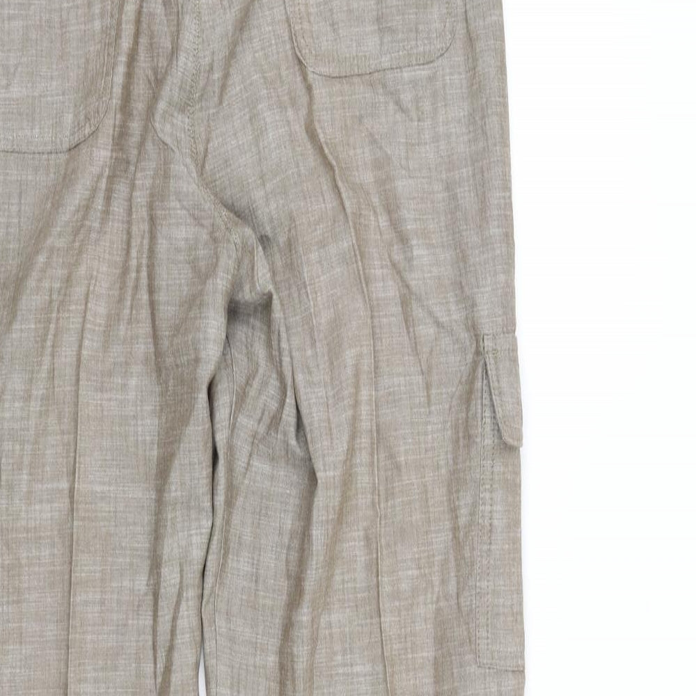 Per Una Womens Grey   Trousers  Size 16 L34 in