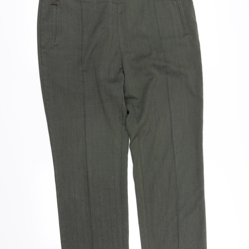 Marks and Spencer Womens Green   Trousers  Size 14 L34 in