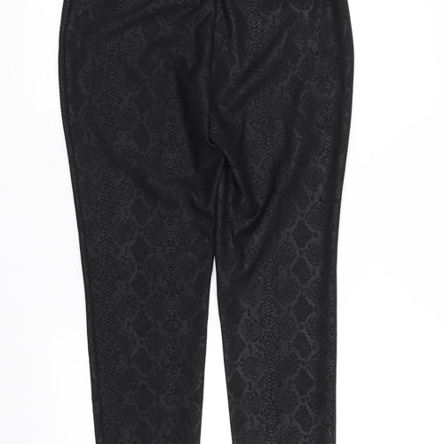Preworn Womens Black   Trousers  Size 8 L29 in