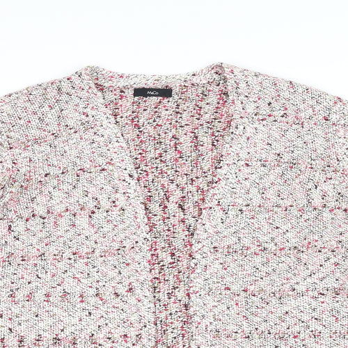M&Co Womens Multicoloured   Cardigan Jumper Size 10
