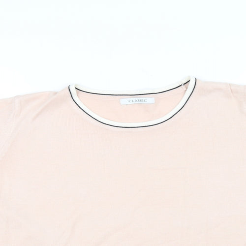 clasic Womens Pink   Basic T-Shirt Size 14