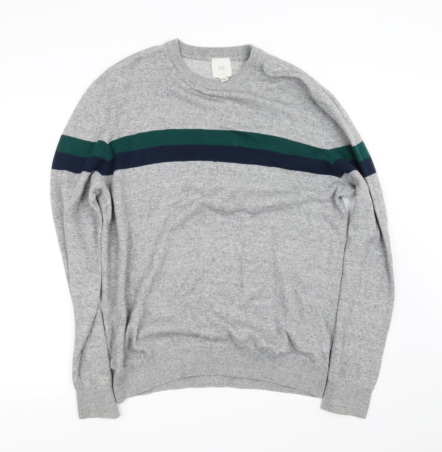 H&M Mens Grey   Pullover Sweatshirt Size M