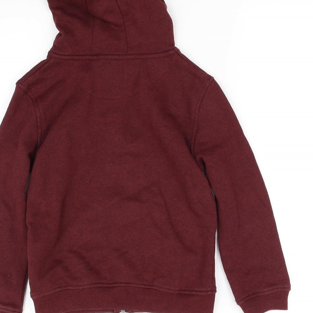 Primark Boys Red   Full Zip Hoodie Size 7-8 Years
