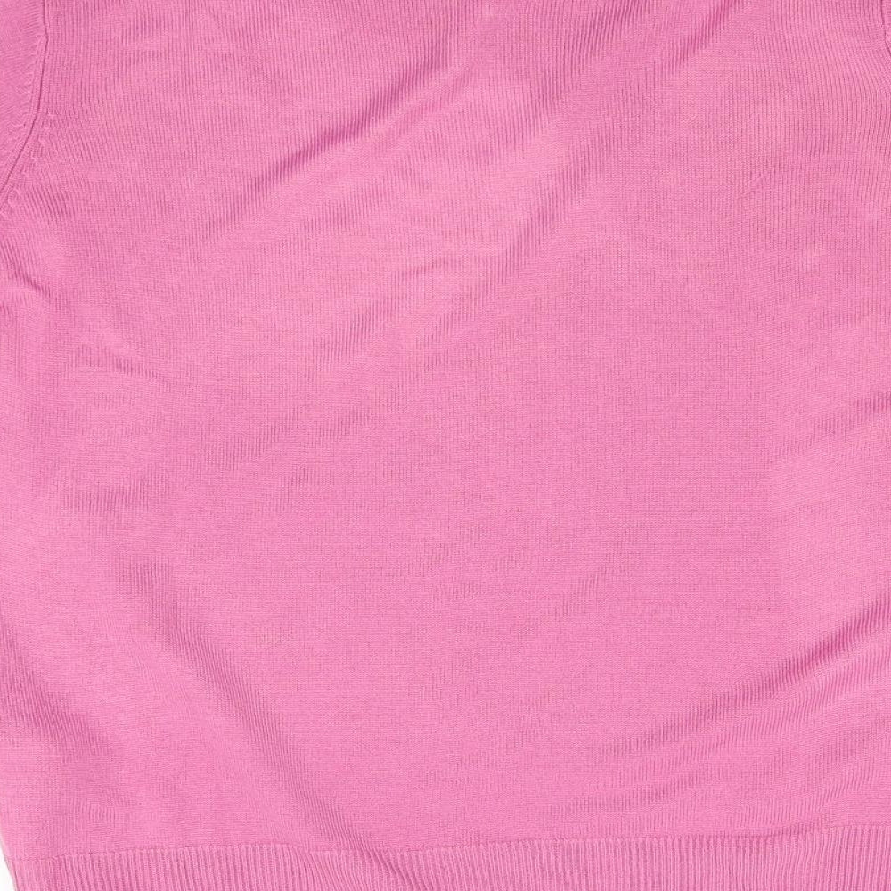 Marks and Spencer Womens Pink   Basic T-Shirt Size 14