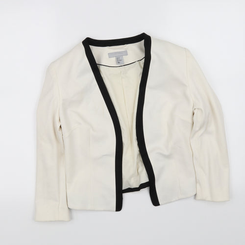 H&M Womens Beige   Jacket Coat Size 8