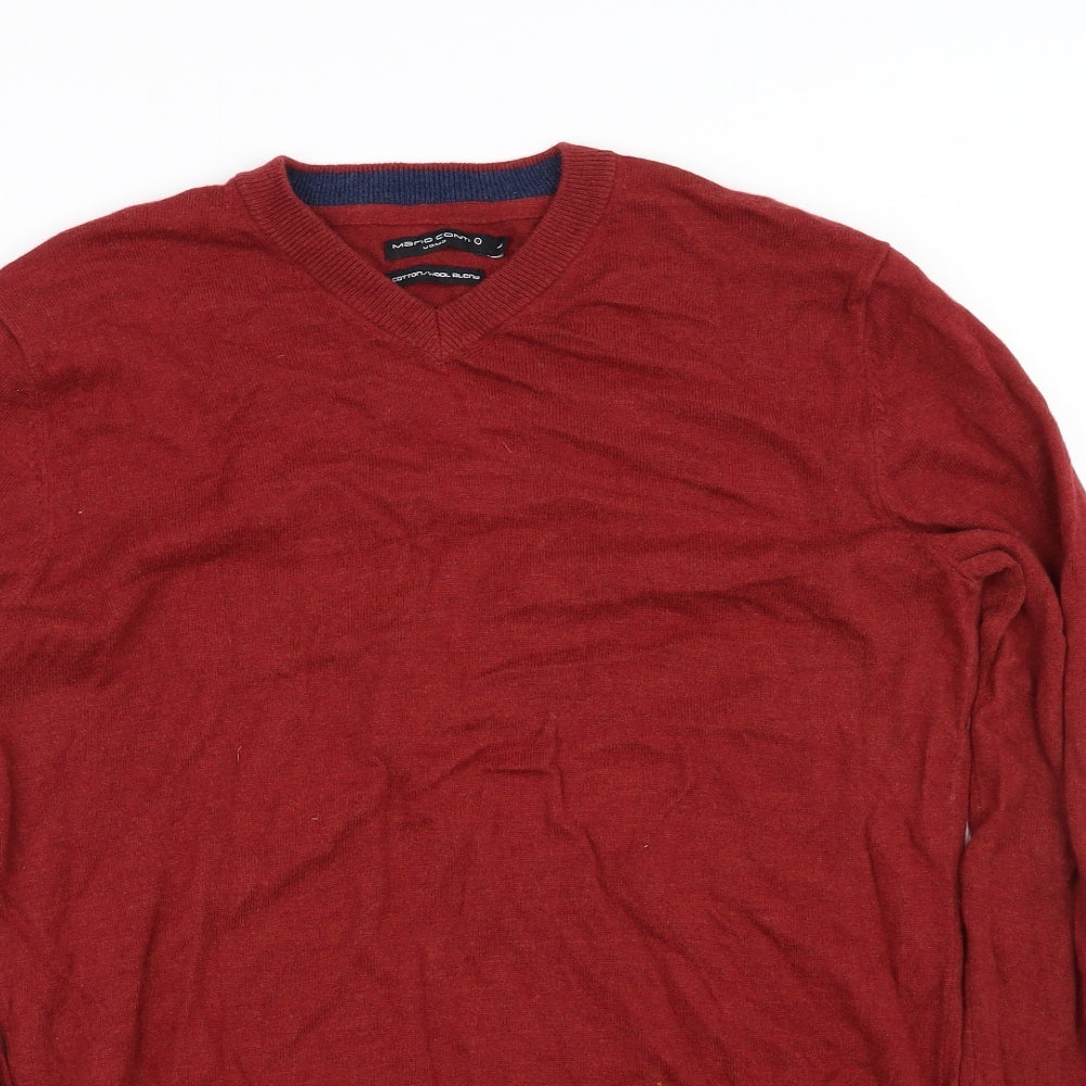 Mario Conti Womens Red   Basic T-Shirt Size L